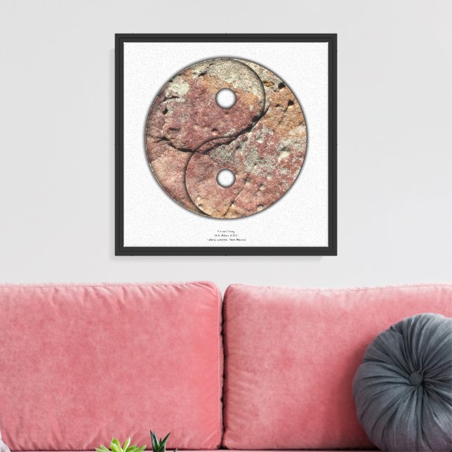 Lienzo Yin y Yang (Insitu (Sala de estar))