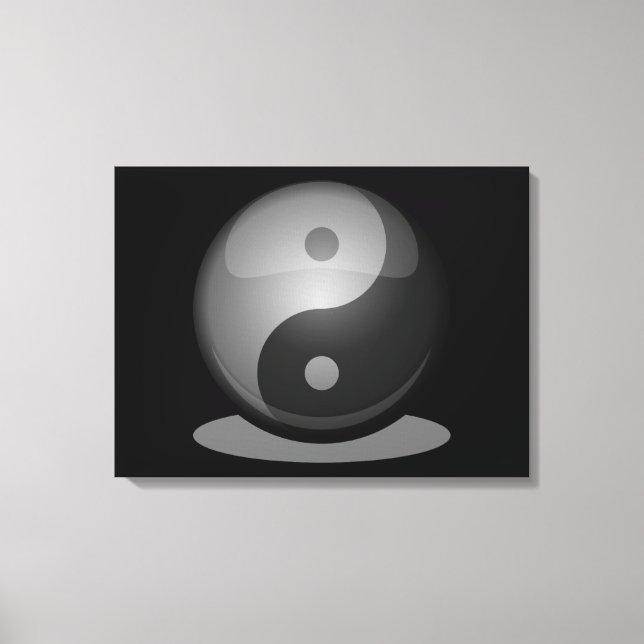Lienzo Yin yang (Anverso)