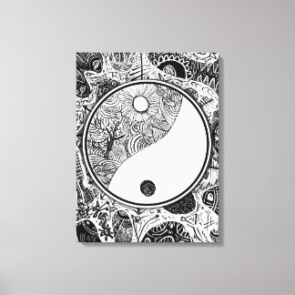 Lienzo Yin Yang alternativa #1