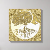Yin Yang Gold Mandala