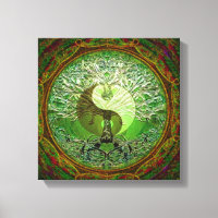 Yin Yang Green Heart
