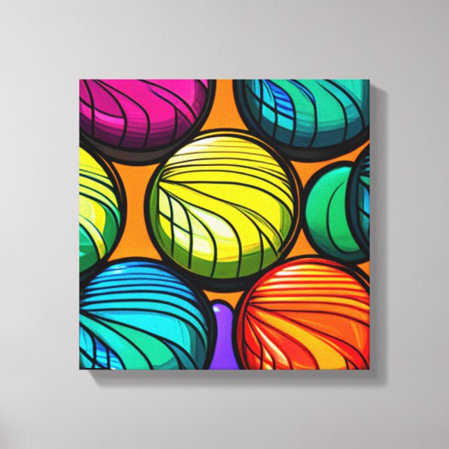 Lienzo Yo-Yo Yowza (Anverso)