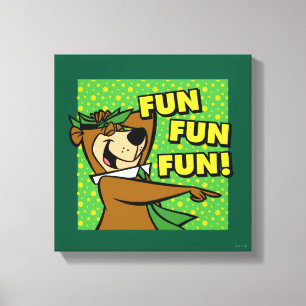 Lienzo Yogi Bear Fun Fun Fun