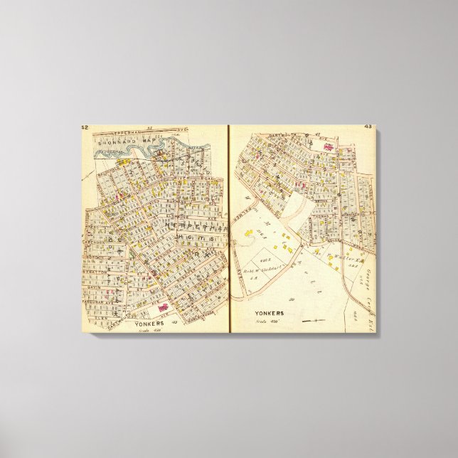 Lienzo Yonkers, Nueva York 14 (Anverso)