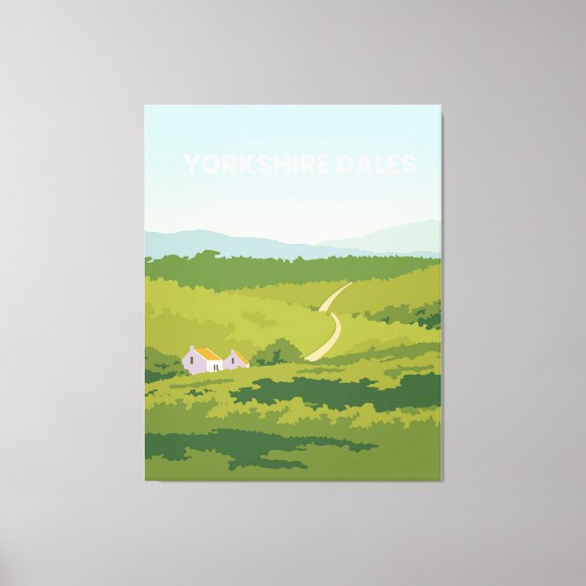 Lienzo Yorkshire dales (Anverso)
