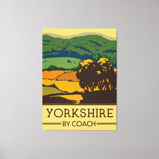 Lienzo Yorkshire Por Coach (Anverso)
