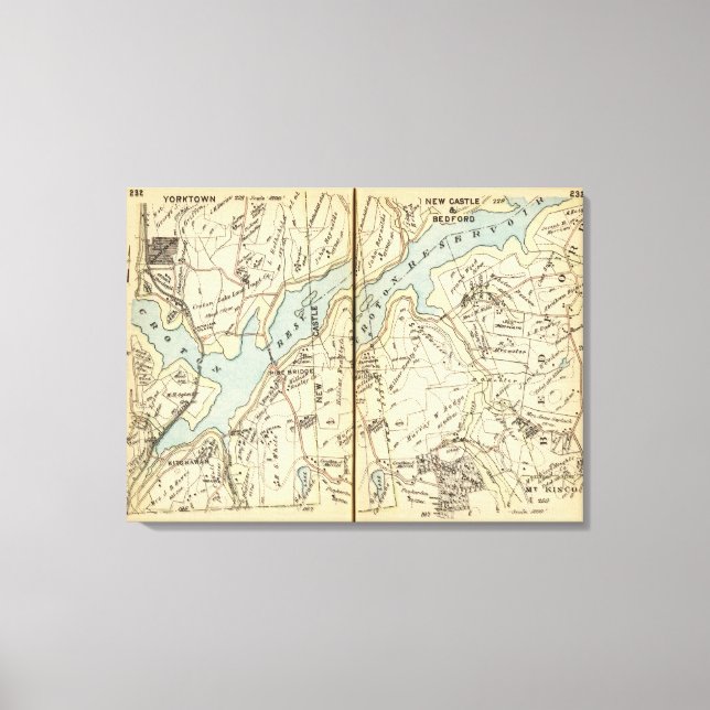 Lienzo Yorktown, Nueva York 3 (Anverso)