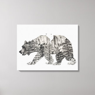 Lienzo Yosemite Bear