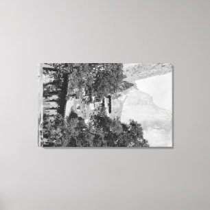 Lienzo Yosemite, CA - la casa de campo de Ahwahnee y EL