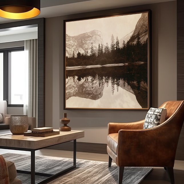 Lienzo Yosemite - Lago Espejo - Parque Nacional (Subido por el creador)