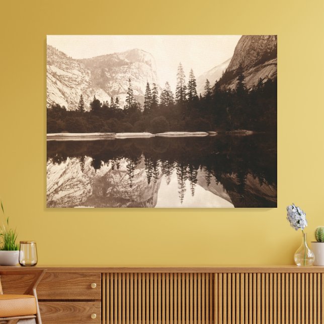 Lienzo Yosemite - Lago Espejo - Parque Nacional (Insitu (Sala de estar))