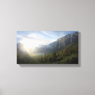 Lienzo Yosemite Valley Sunrise desde el punto de inspirac