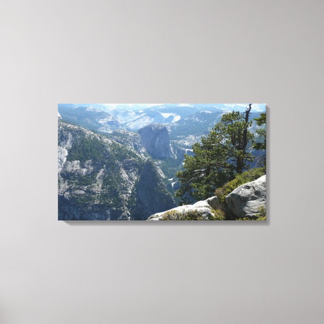 Lienzo Yosemite vista de montaña en el Parque Nacional Yo (Anverso)