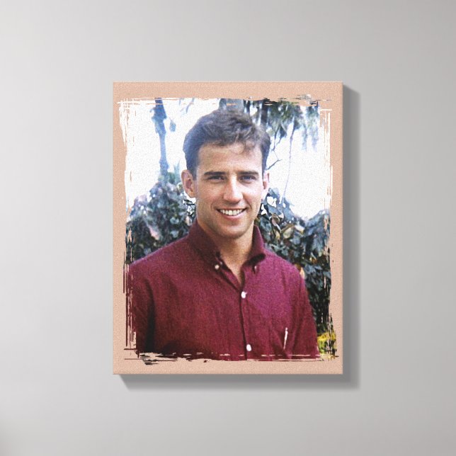 Lienzo Young Joe Biden (Anverso)