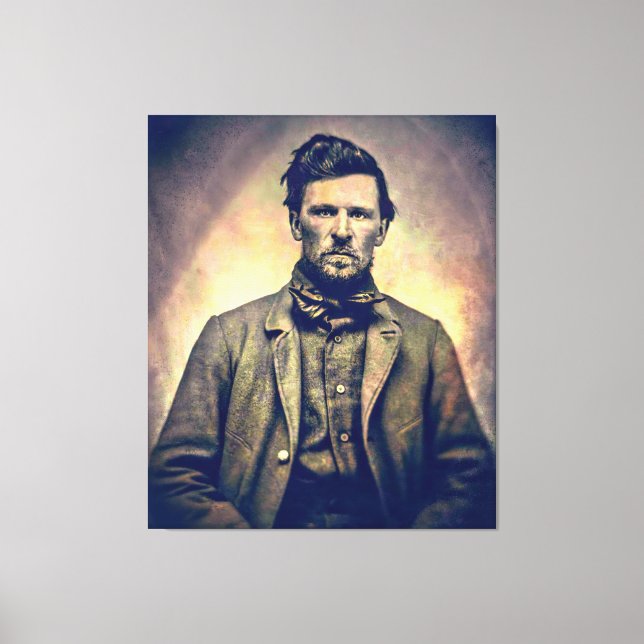 Lienzo Young Wyatt Earp c. 1870 (Anverso)