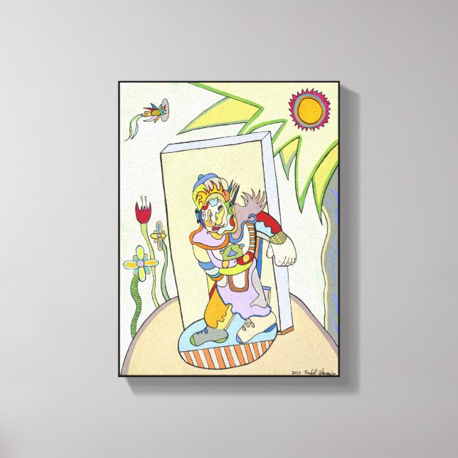 Lienzo "Youthman" por Ruchell Alexander (Anverso)