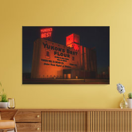 Lienzo Yukon' Best Flour Neon Night Artistic View 