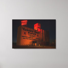 Lienzo Yukon' Best Flour Neon Night Artistic View 