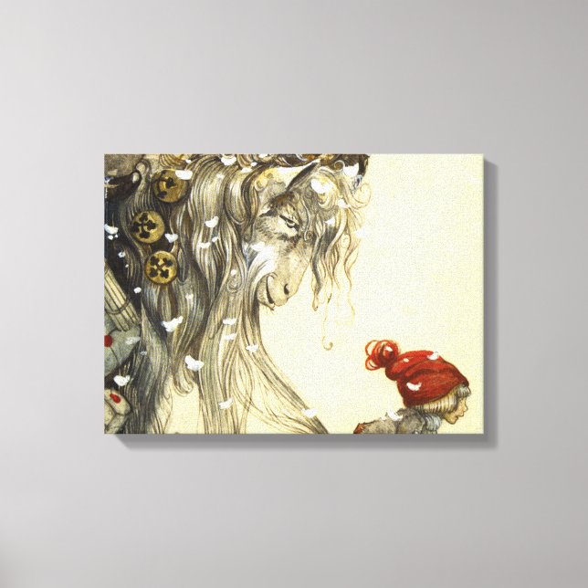 Lienzo Yule Goat John Bauer (Anverso)