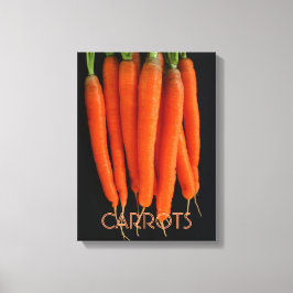 Lienzo Zanahorias de nuestro jardín