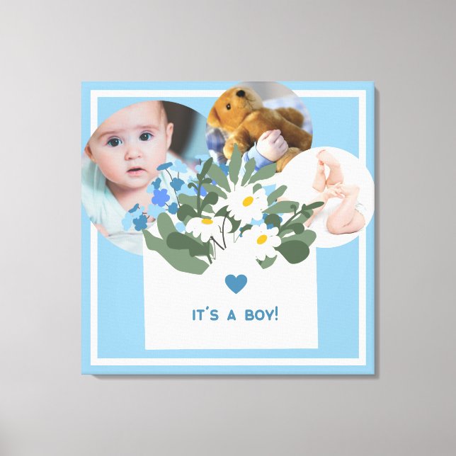 Lienzo Zazzle es un niño (Anverso)