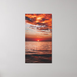 Lienzo Zazzle sky beach sun canvas print