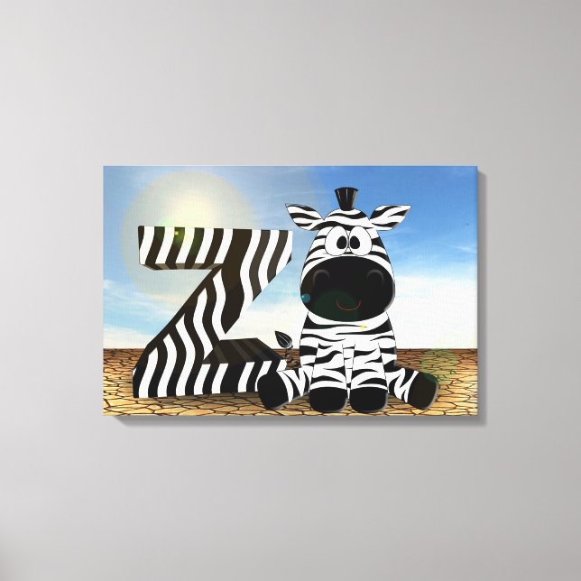 Lienzo Zebra (Anverso)