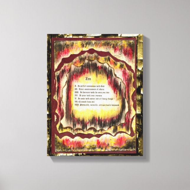 Lienzo Zen (Anverso)