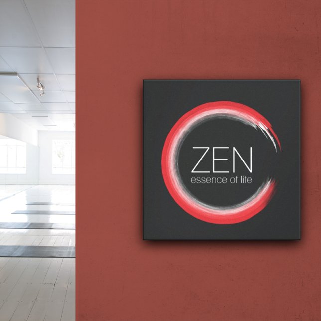 Lienzo Zen Rojo (Red Zen)