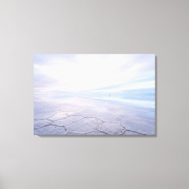 Lienzo ZENAH | Salar de Uyuni 'Espejo Infinito' | Nube  (Anverso)
