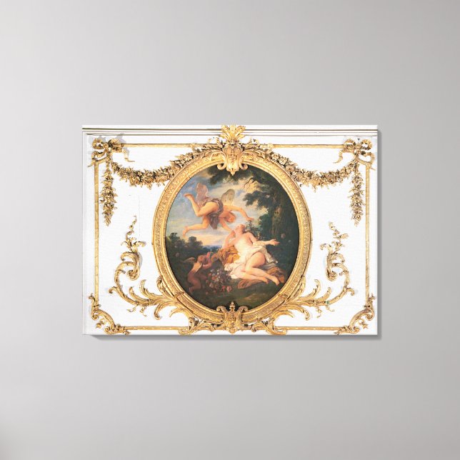 Lienzo Zephyr and Flora, de la Salle de Conseil (Anverso)