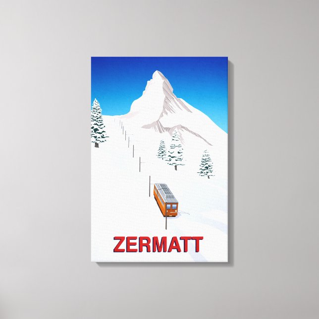 Lienzo Zermatt (Anverso)