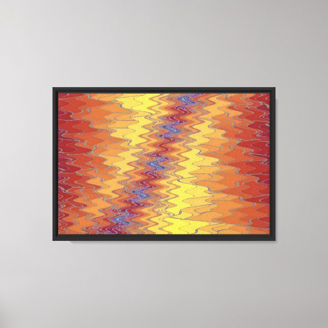 Lienzo Zig Zag 1 Envuelto  (Anverso)