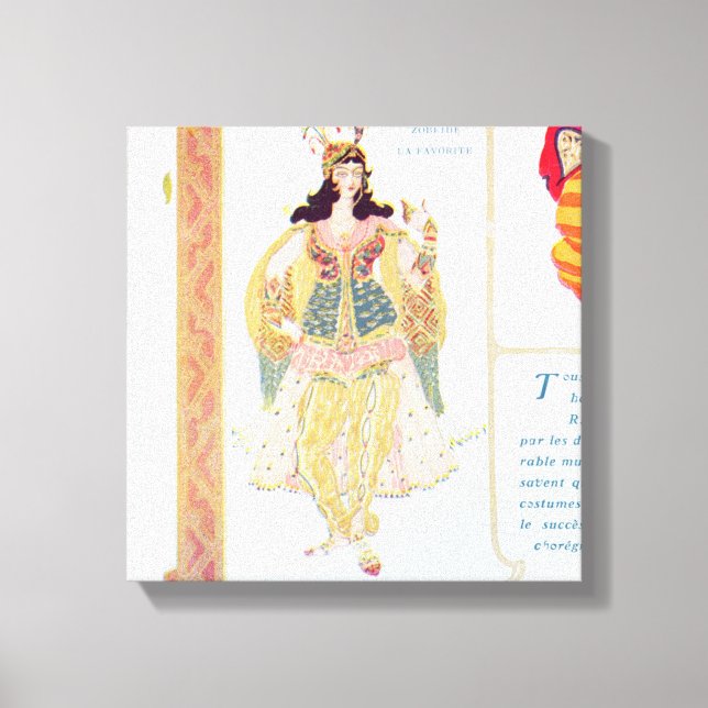 Lienzo Zobeide (Anverso)