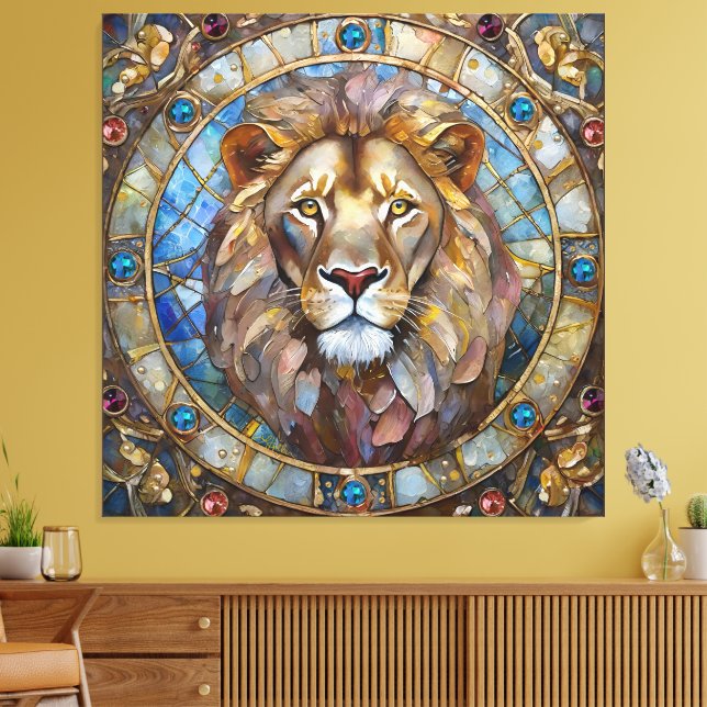 Lienzo Zodíaco - Leo el León (Insitu (Sala de estar))
