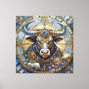 Lienzo Zodíaco - Tauro El Toro