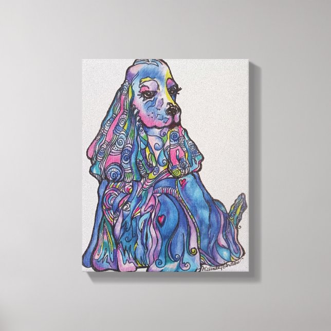 Lienzo Zoey (Anverso)