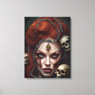 Lienzo Zombie Babe 03