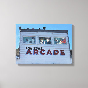 Lienzo Zona de diversión de Balboa, Newport Beach, Califo