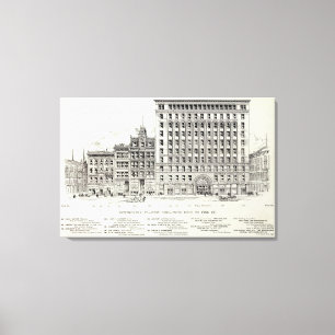 Lienzo Zona este Bush de Montgomery y pino