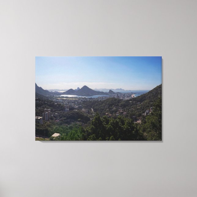 Lienzo Zona Sur de Río de Janeiro (Anverso)