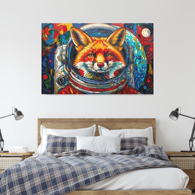 LIENZO ZORRO EN EL ESPACIO (Insitu(Dormitorio))