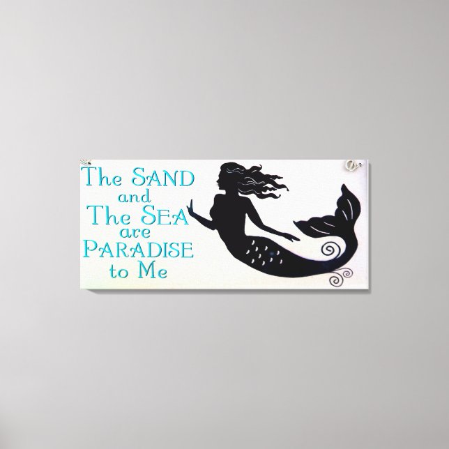 lienzos envueltos de sirena de arena y mar (Anverso)