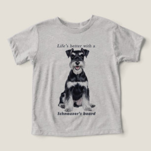 Life’s Better with a Schnauzer Beard – Kids’ Dog