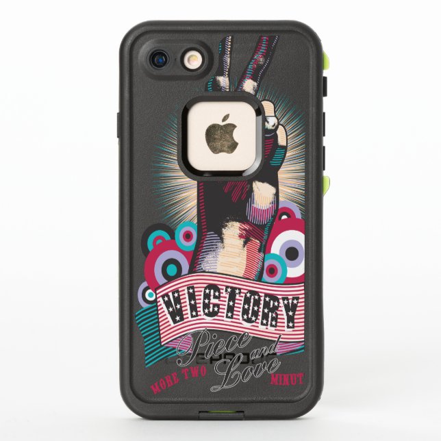 LifeProof Case Victory Peace & Love Pop-Art Design (Reverso)