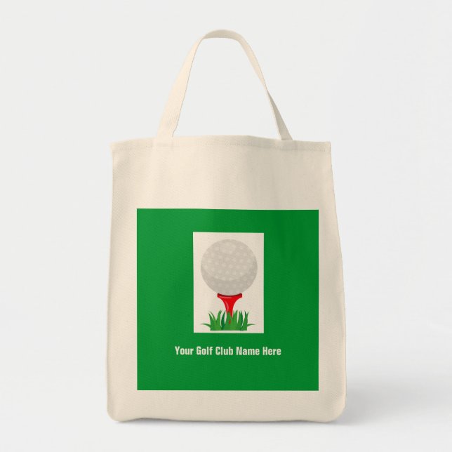 "Liga de Golf" Bolsa de Tote Golf Personalizada (Frente)