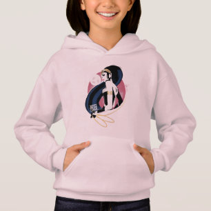 Liga de la Justicia   Arte pop de perfil de mujer 