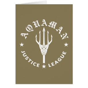 Liga de la Justicia   Emblema de Aquaman Retro Tri
