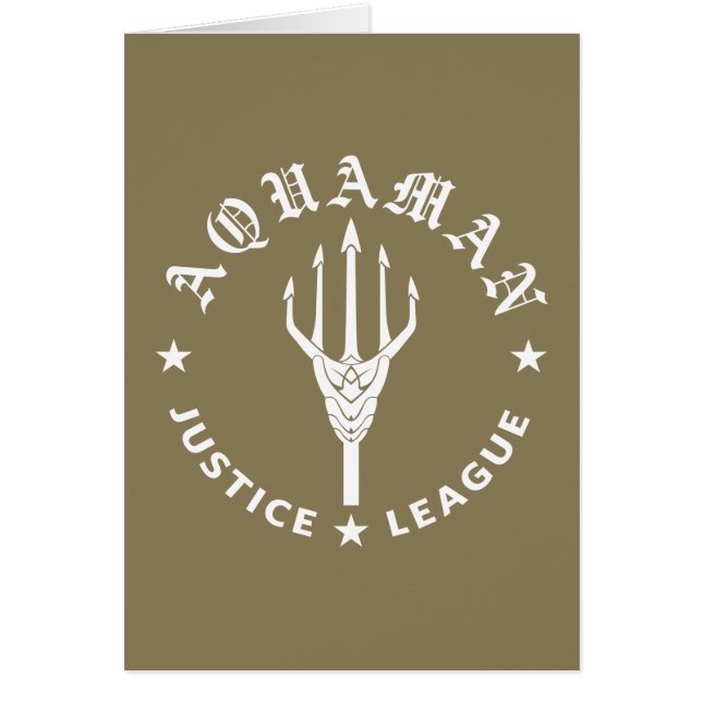Liga de la Justicia | Emblema de Aquaman Retro Tri (Frente)