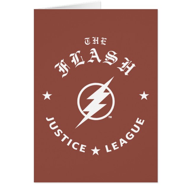 Liga de la Justicia | Emblema Relámpago Flash Retr (Frente)